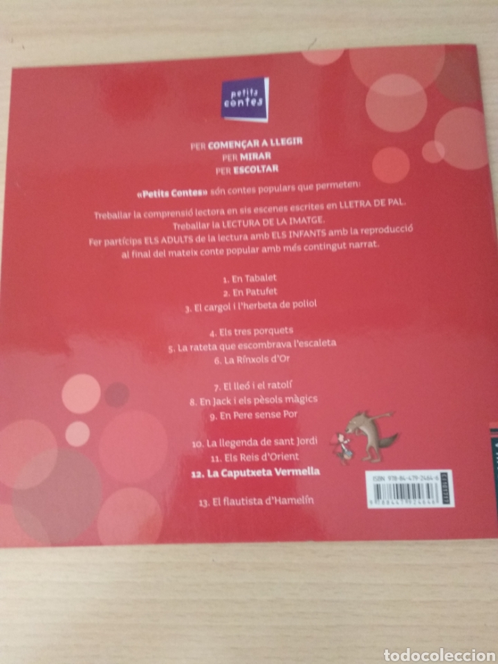 Libros: La caputxeta vermella. Petits contes Nou - Foto 2