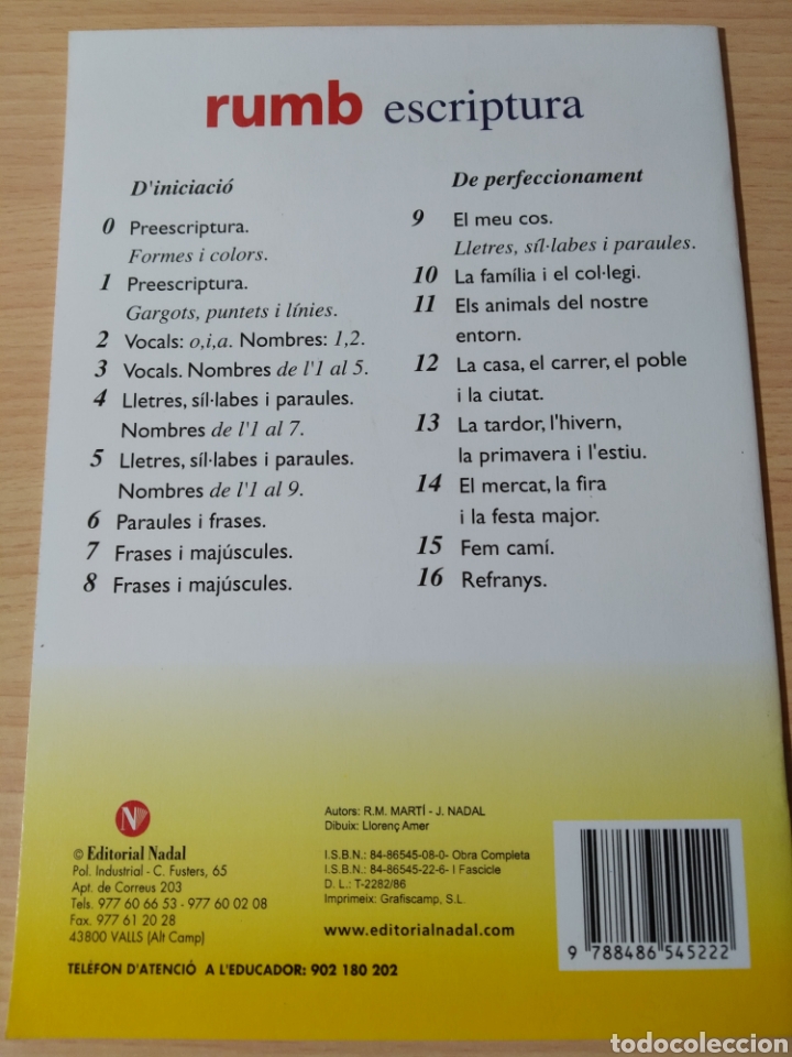 Libros: Rumb 14 escriptura. Ed Nadal. Nuevo - Foto 2
