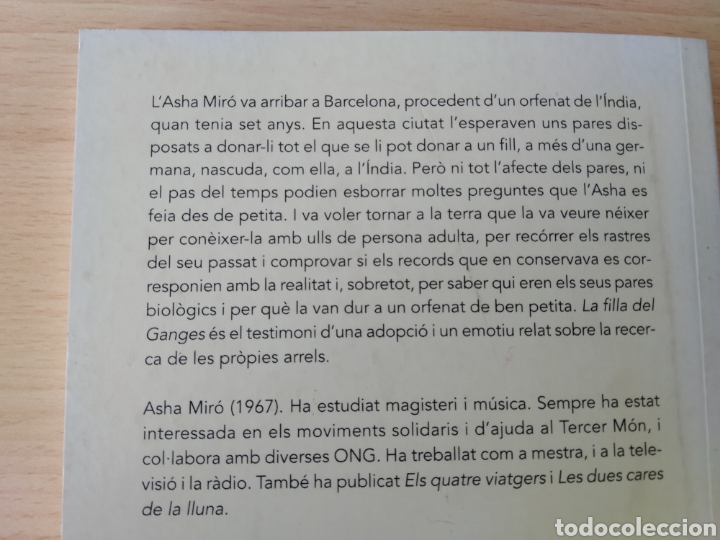 Libros: La filla del Ganges. Asha Mir&oacute;. Nuevo - Foto 2