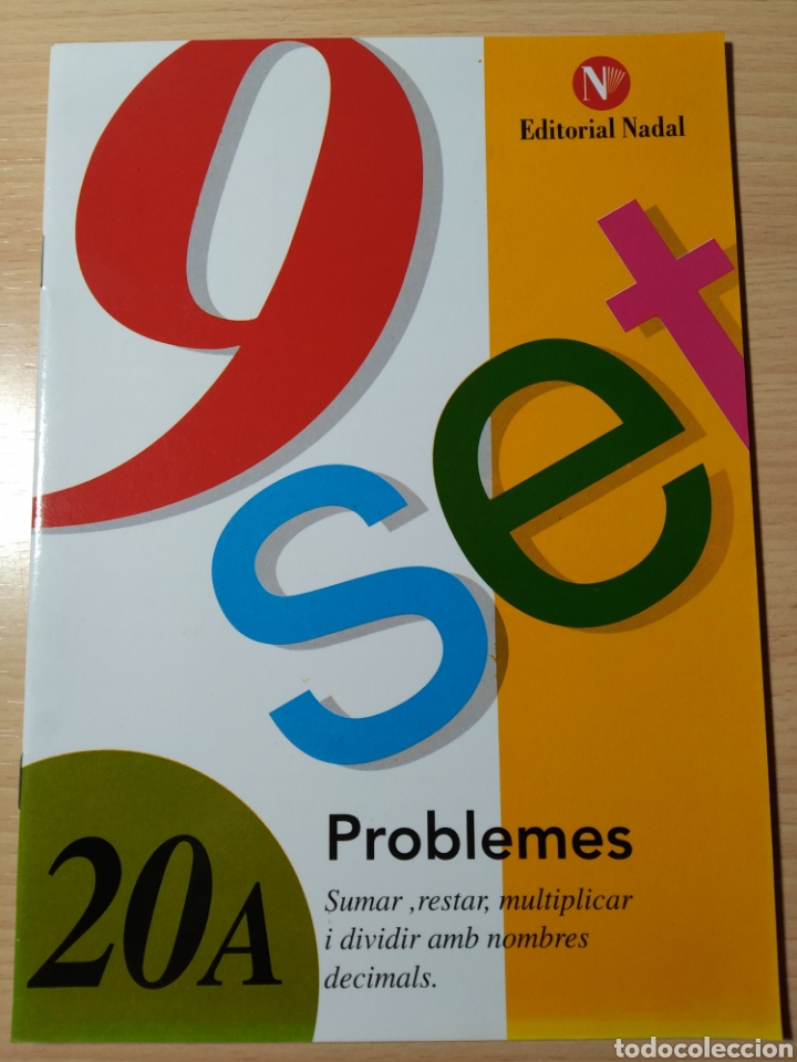 Libros: Col 9 set. Problemes n 20A. Ed Nadal Nuevo - Foto 1