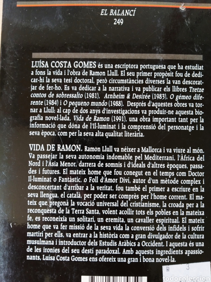 Libros: Vida de Ramon. Lu&iacute;sa Costa Gomes. Catal&aacute;n - Foto 2