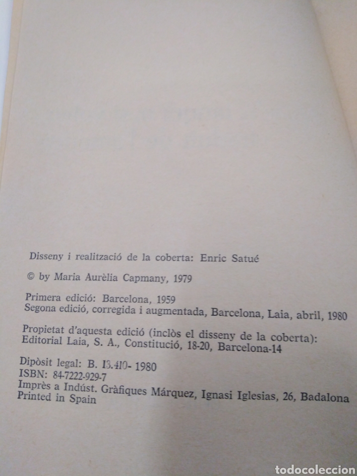 Libros: VES-TEN IANQUI! O SI VOLEU, TRADUIT DE LAMERICA-MARIA AURELIA CAPMANY-EDITA LAIA 1979 - Foto 4 - 245173355