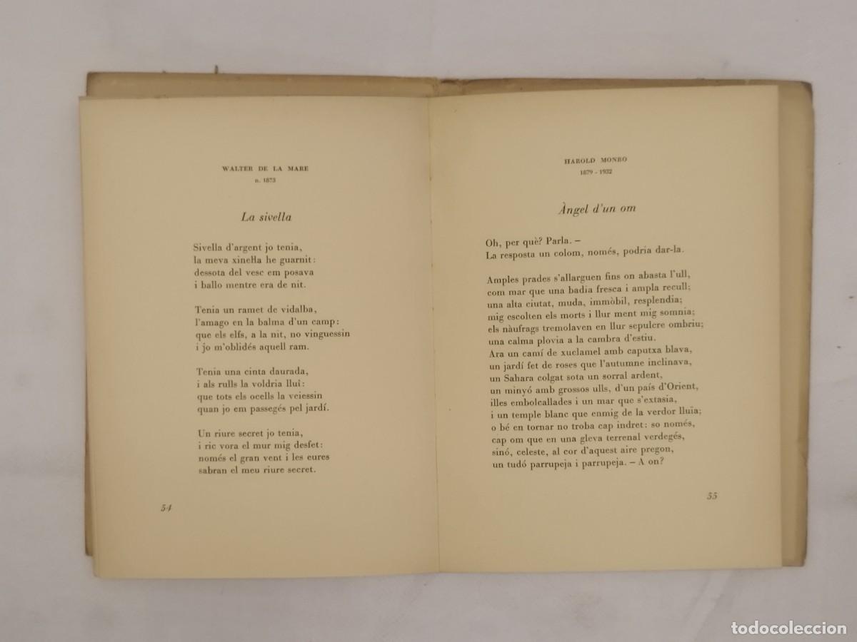 Libros: Versions de langl&egrave;s. Mari&agrave; Manent. Barcelona, 1938. - Foto 6