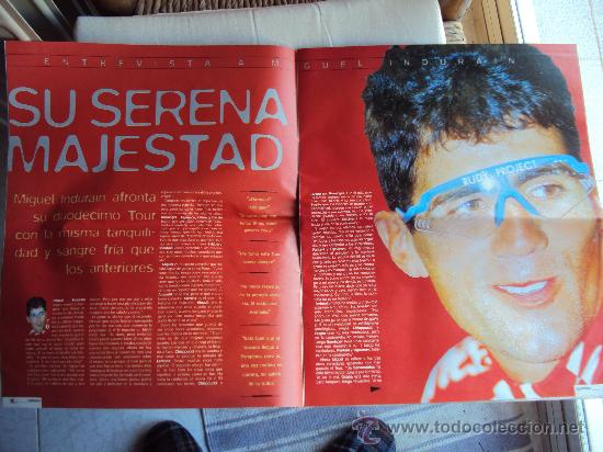 Coleccionismo deportivo: Miguel Indurain - Extra Tour 96- - Foto 3