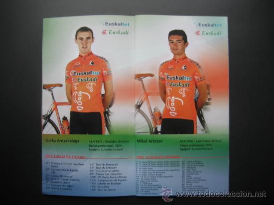 Coleccionismo deportivo: FICHAS CICLISMO EUSKALTEL EUSKADI 2003 - Foto 1