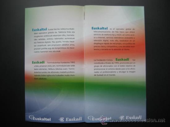 Coleccionismo deportivo: FICHAS CICLISMO EUSKALTEL EUSKADI 2003 - Foto 3