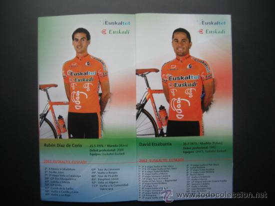 Coleccionismo deportivo: FICHAS CICLISMO EUSKALTEL EUSKADI 2003 - Foto 5
