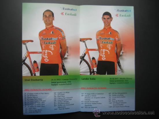 Coleccionismo deportivo: FICHAS CICLISMO EUSKALTEL EUSKADI 2003 - Foto 6