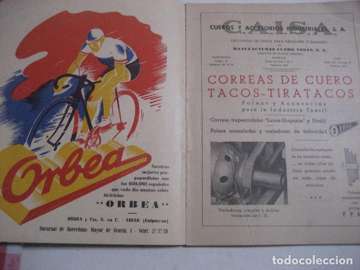 Coleccionismo deportivo: 32 Vuelta ciclista a Catalu&ntilde;a. 1952. programa Oficial. - Foto 2