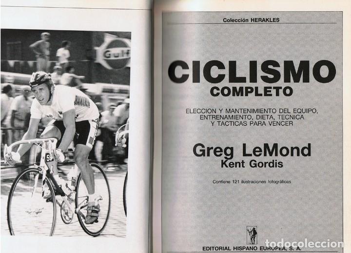 Coleccionismo deportivo: CICLISMO COMPLETO GREG LEMOND & KENT GORDIS - Foto 2 - 112894635