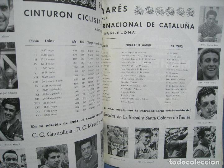 Coleccionismo deportivo: XVII CINTURON INTERNACIONAL CICLISTA CATALU&Ntilde;A. 1964. LIBRO PROGRAMA - Foto 3