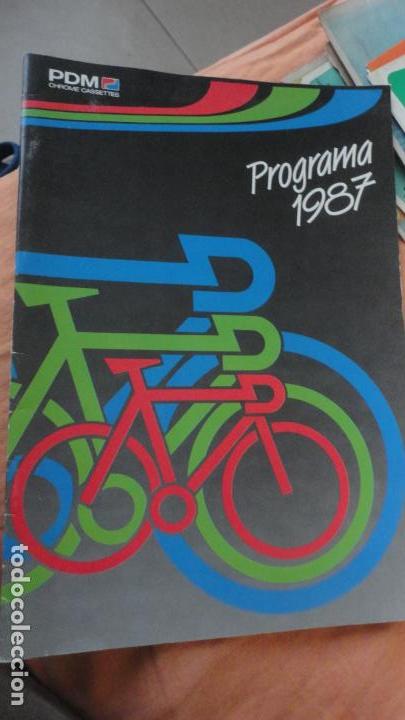Coleccionismo deportivo: CICLISMO.PDM PROGRAMA 1987 - Foto 1