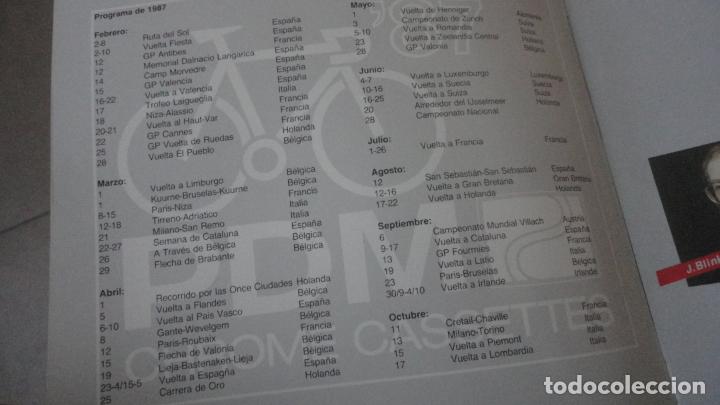 Coleccionismo deportivo: CICLISMO.PDM PROGRAMA 1987 - Foto 2