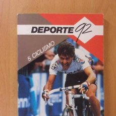Coleccionismo deportivo: DEPORTE 92.- 5 CICLISMO / JORDI HUGUET I PARELLADA / 1989. EDITORIAL 92 SA