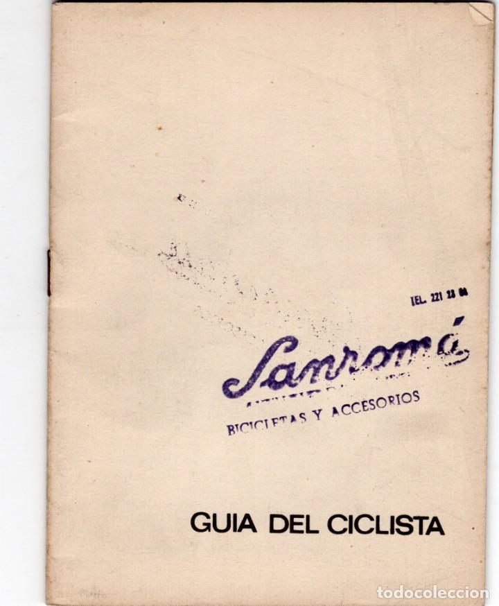 Coleccionismo deportivo: guia del ciclista. sanrom&aacute; - Foto 1