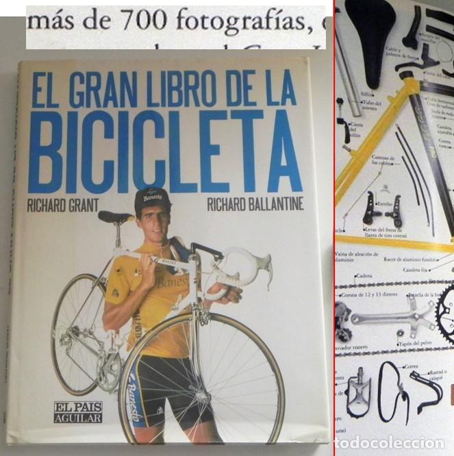 Collezionismo sportivo: EL GRAN LIBRO DE LA BICICLETA GRANT DEPORTE GUÍA ILUSTR TRANSPORTE TÉCNICA USO REPARAR CICLISMO BICI