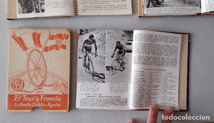 Coleccionismo deportivo: EL TOUR DE FRANCIA Y LA VUELTA CICLISTA A ESPAÑA 1956-1957-1958 - Ediciones deportivas Dinámico - Foto 5 - 251988335