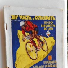 Coleccionismo deportivo: PROGRAMA OFICIAL.XIV VOLTA CATALUNYA.VUELTA CICLISTA CATALUÑA.1932. REPUBLICA.. Lote 274575928