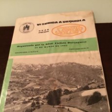 Coleccionismo deportivo: ANTIGUO VI SUBIDA A URKIOLA 1965 CICLISMO. Lote 286218748