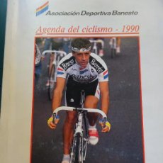 Coleccionismo deportivo: LIBRO DE DEPORTES AGENDA DEL CICLISMO 1990 EQUIPO BANESTO. PERICO PEDRO DELGADO 192P. 360GR. Lote 296894363
