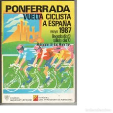 Coleccionismo deportivo: CATÁLOGO PUBLICITARIO PONFERRADA VUELTA CICLISTA A ESPAÑA 1987. Lote 349742784