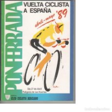 Coleccionismo deportivo: CATÁLOGO PUBLICITARIO PONFERRADA VUELTA CICLISTA A ESPAÑA 1989. Lote 349743549