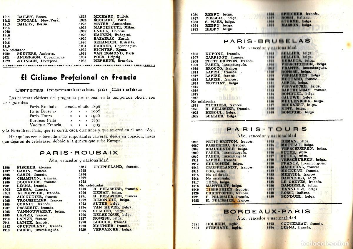 Coleccionismo deportivo: Pe&ntilde;a Ciclista Excursionista. Valencia 1944 - Foto 5