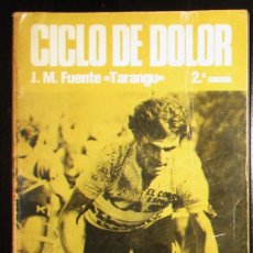 Coleccionismo deportivo: CICLO DE DOLOR. JOSÉ MANUEL FUENTE EL TARANGU. 1977. MEMORIAS DEL CICLISTA POR ÁLVAREZ ZARAGOZA.. Lote 400947539