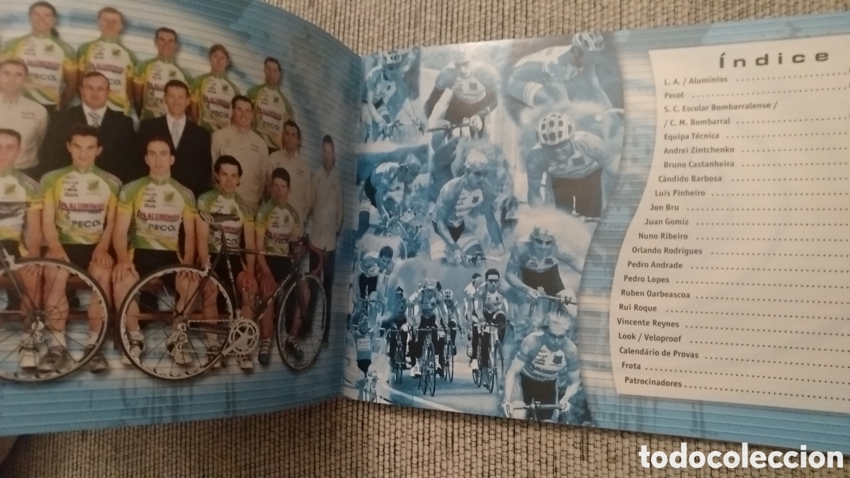 Coleccionismo deportivo: Libro equipo ciclismo Pecol - Foto 3