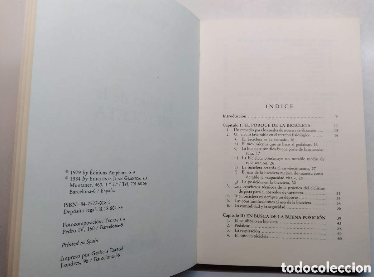 Coleccionismo deportivo: El libro de la bicicleta - Michel Delore - Foto 4