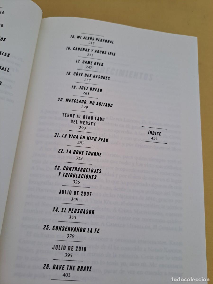 Coleccionismo deportivo: DAVID MILLAR - PEDALEANDO EN LA OSCURIDAD - EDICIONES CONTRA 2012 - Foto 3