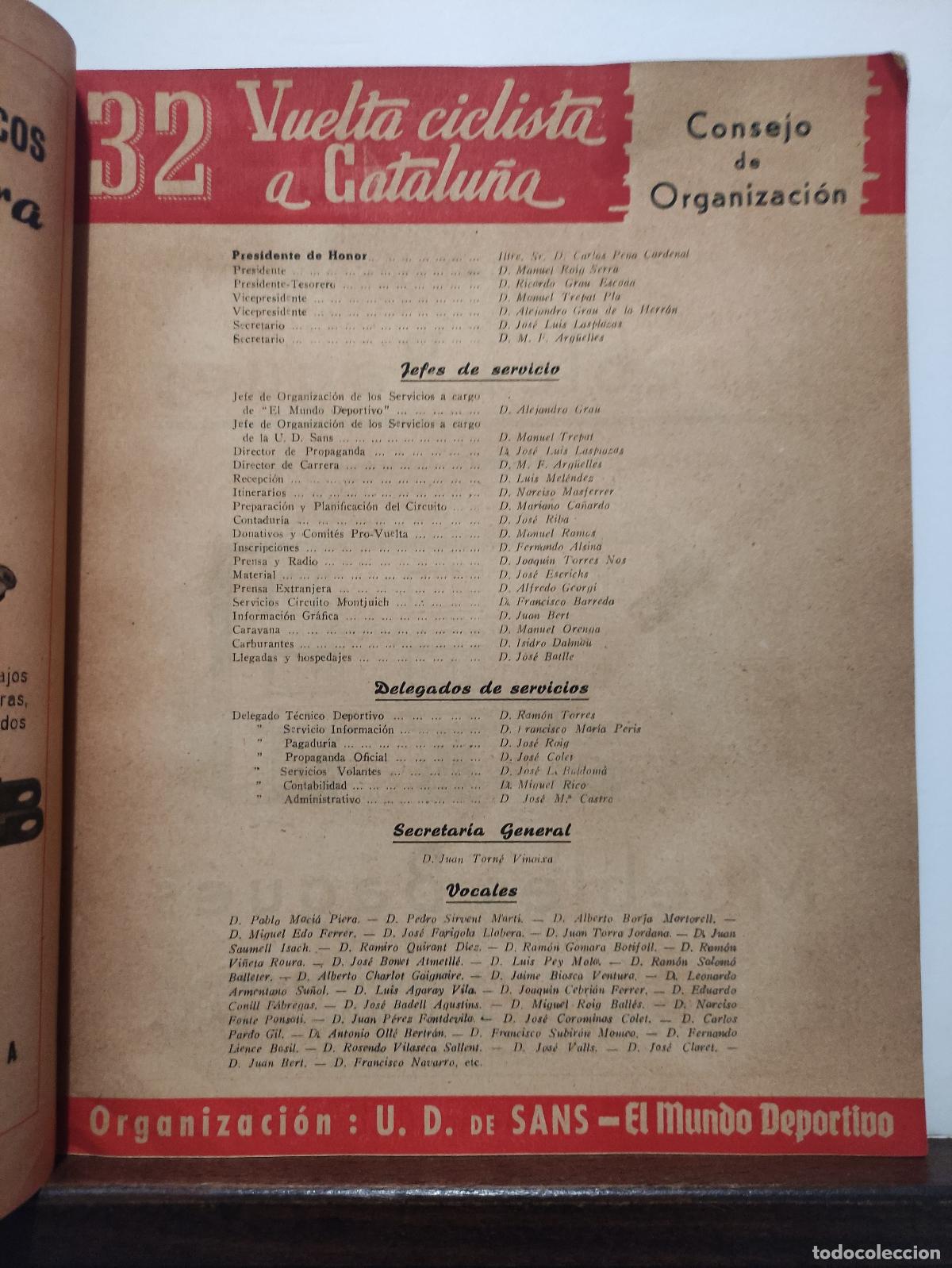 Coleccionismo deportivo: 32 VUELTA CICLISTA A CATALU&Ntilde;A - PROGRAMA OFICIAL - Foto 2