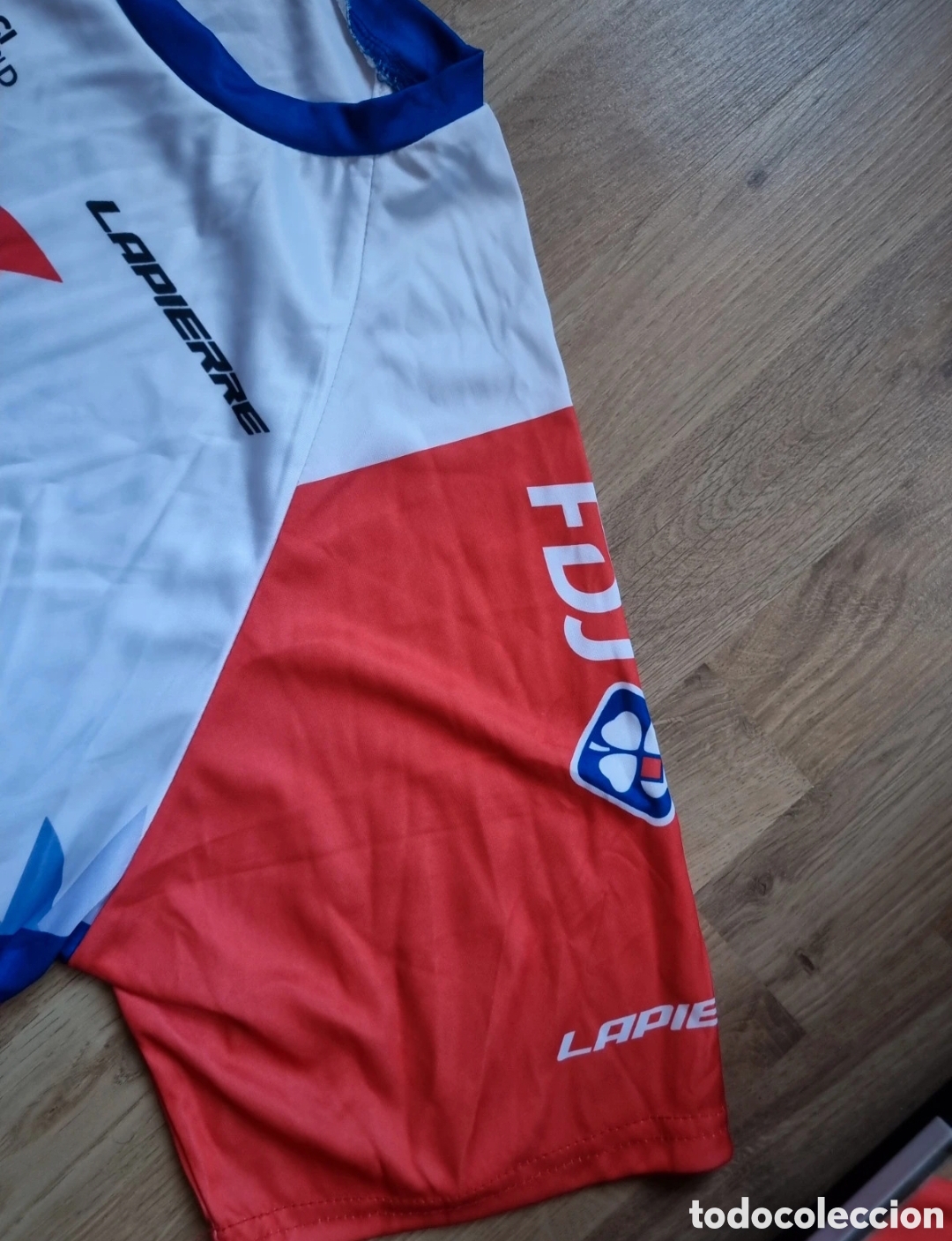 Coleccionismo deportivo: Camiseta ciclista groupama - Foto 2