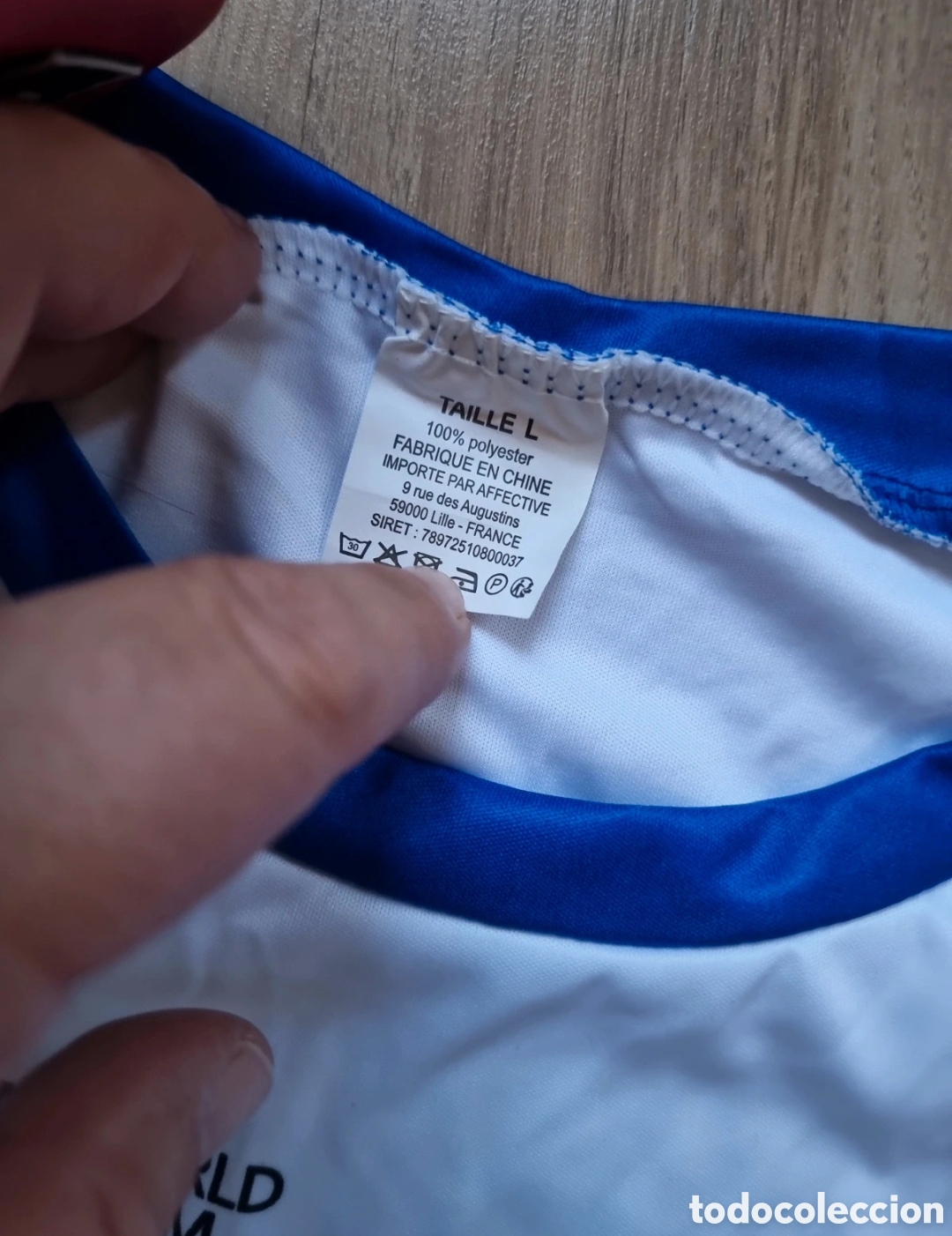 Coleccionismo deportivo: Camiseta ciclista groupama - Foto 4