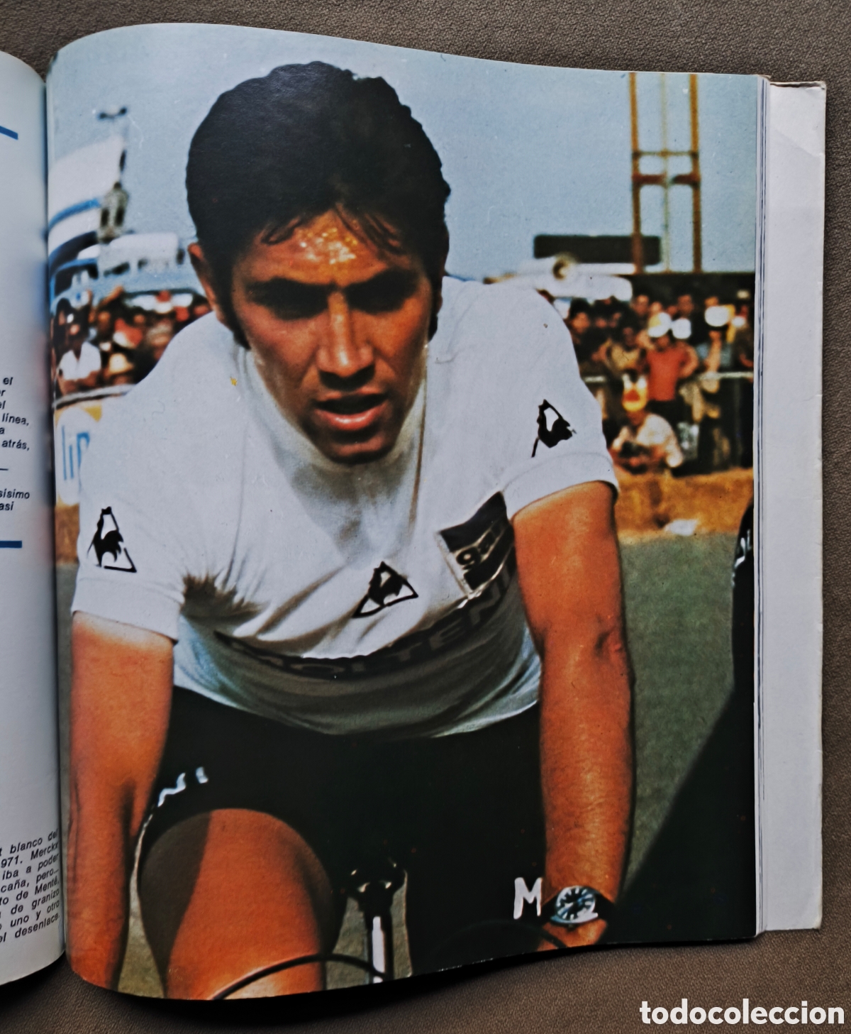 Coleccionismo deportivo: EDDY MERCKX BIOGRAF&Iacute;A 1973 - Foto 5