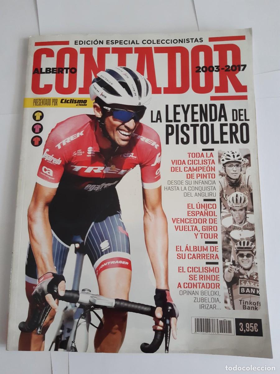 Coleccionismo deportivo: ALBERTO CONTADOR LA LEYENDA DEL PISTOLERO EDICION ESPECIAL COLECCIONISTAS 2003-2017 CICLISMO