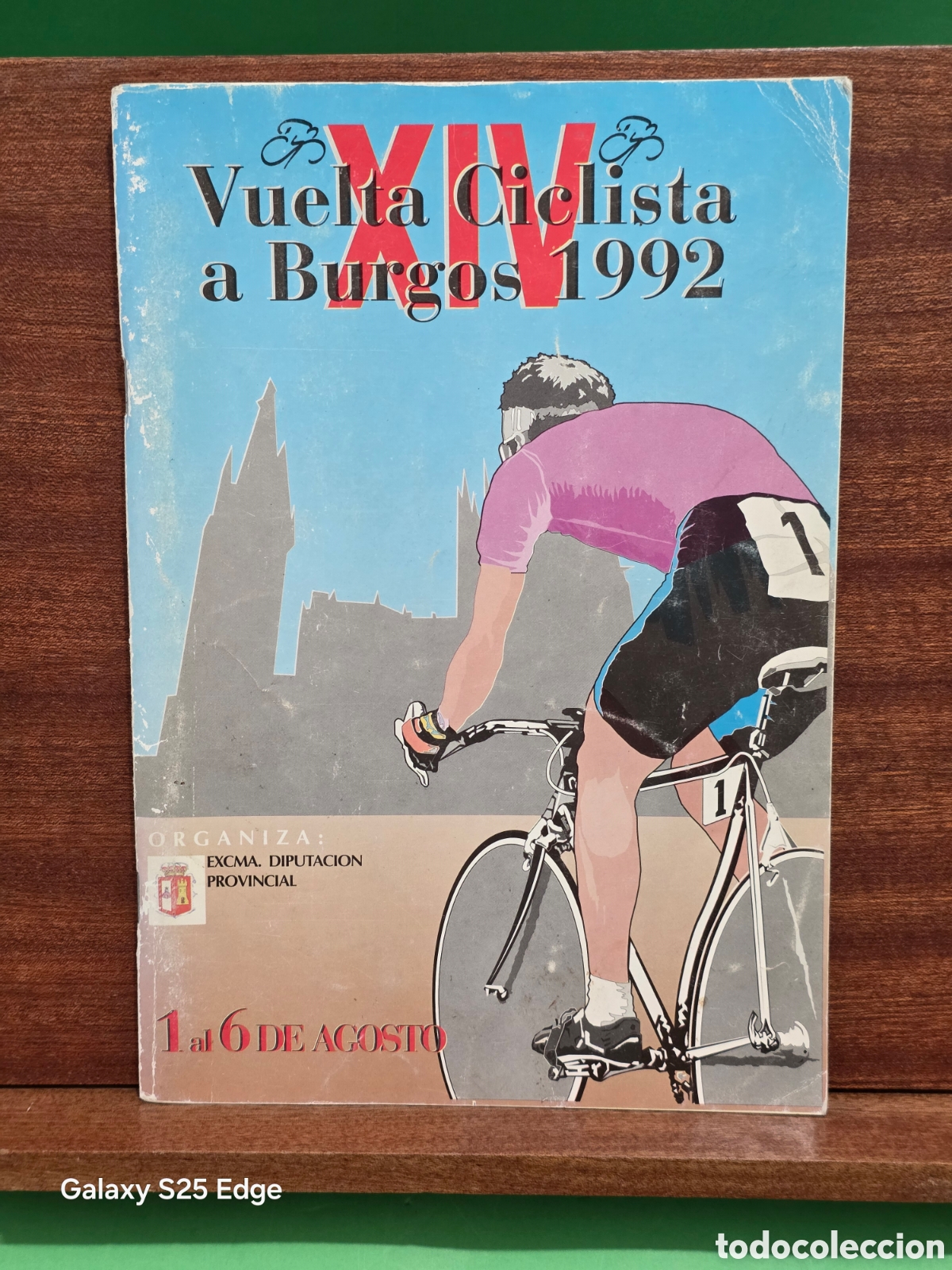 Coleccionismo deportivo: PROGRAMA OFICIAL...&rdquo;&rdquo;XIV VUELTA CICLISTA A BURGOS&rdquo;&rdquo;...1992...