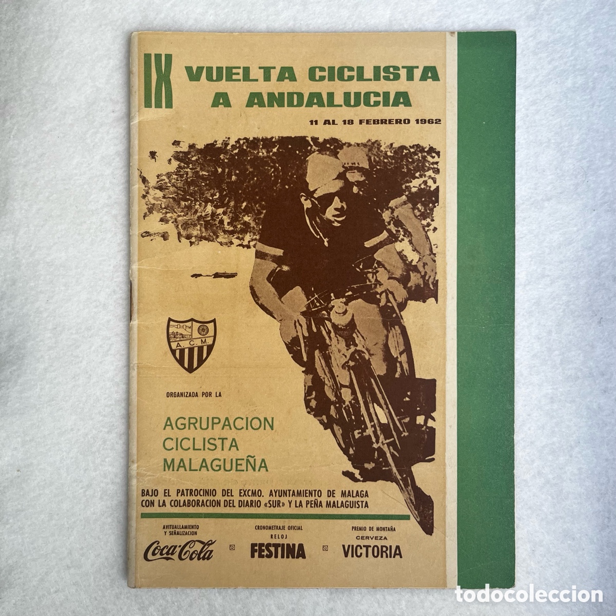 Collectionnisme sportif: LIBRETO - VUELTA CICLISTA A ANDALUC&Iacute;A / M&Aacute;LAGA / PUBLICIDAD