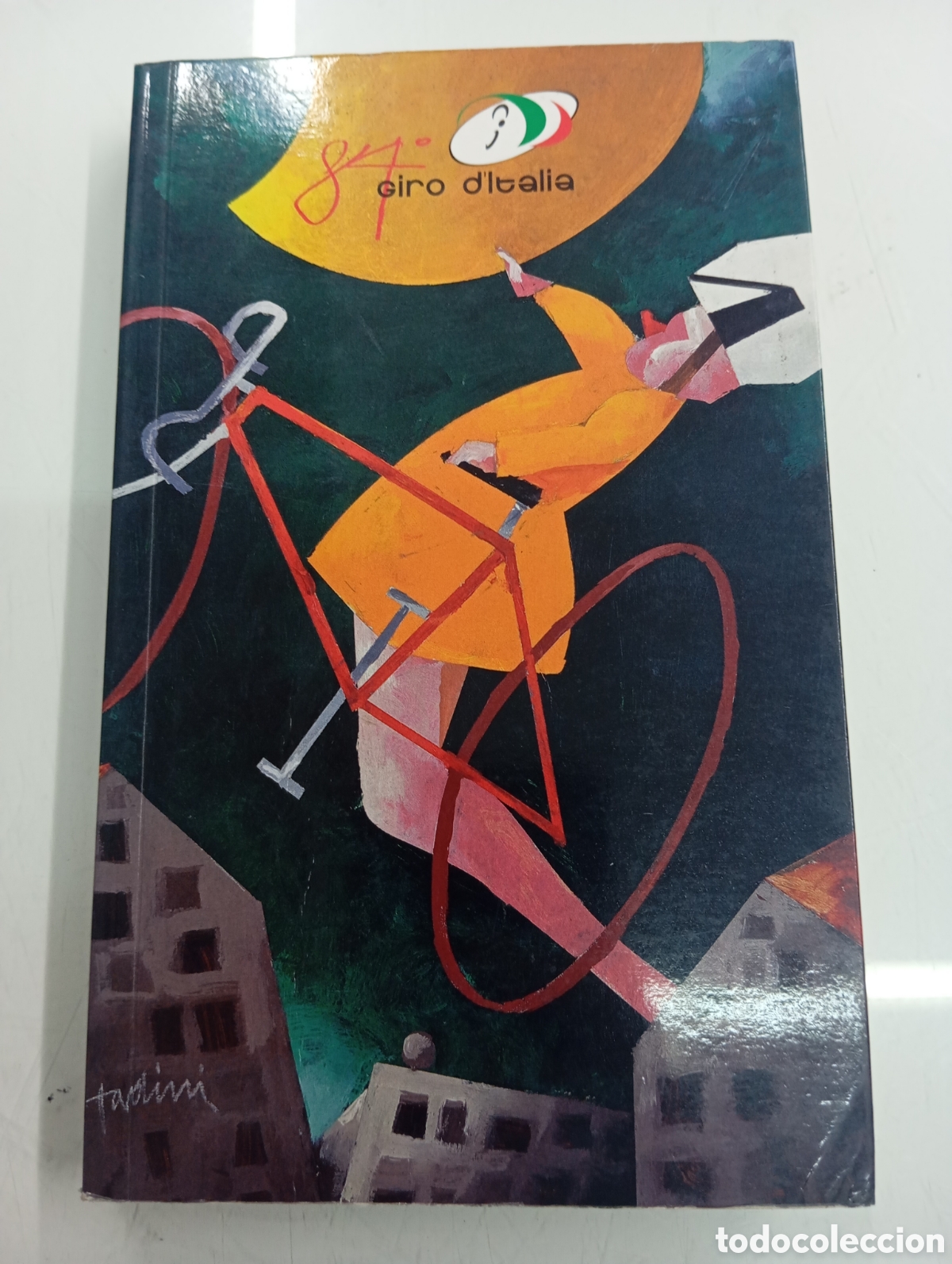Coleccionismo deportivo: LIBRO DE RUTA OFICIAL GIRO DE ITALIA 2001 GARIBALDI PORTADA EMILIO TADINI CICLISMO CLASICO