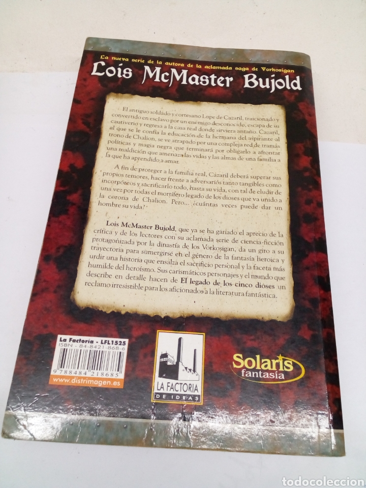 Libros: Libro El Legado de los cinco Dioses - Foto 2