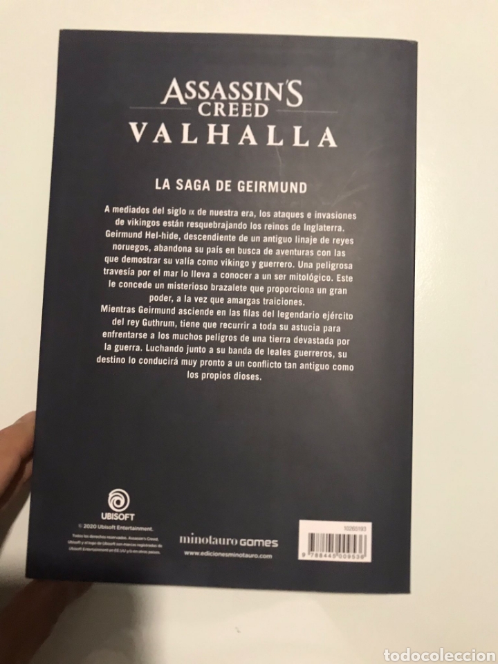 Libros: Assassins Creed Valhalla la saga de Geirmund. Matthew J. Kirby. Minotauro. 2021 - Foto 2 - 301682038