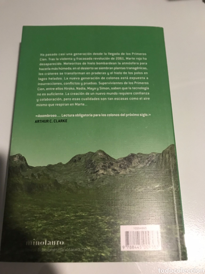 Libros: Marte Verde. Kim Stanley Robinson. Editorial: Minotauro. Temática: Ciencia ficción. - Foto 2 - 301856143