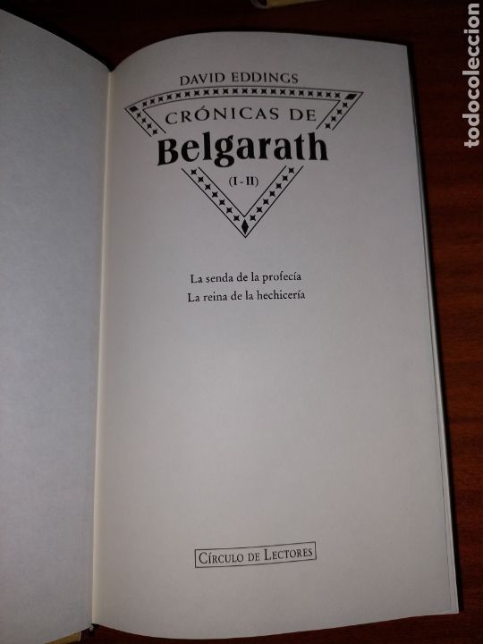 B&uuml;cher: Cr&oacute;nicas de Belgarath - David Eddings (3 tomos)