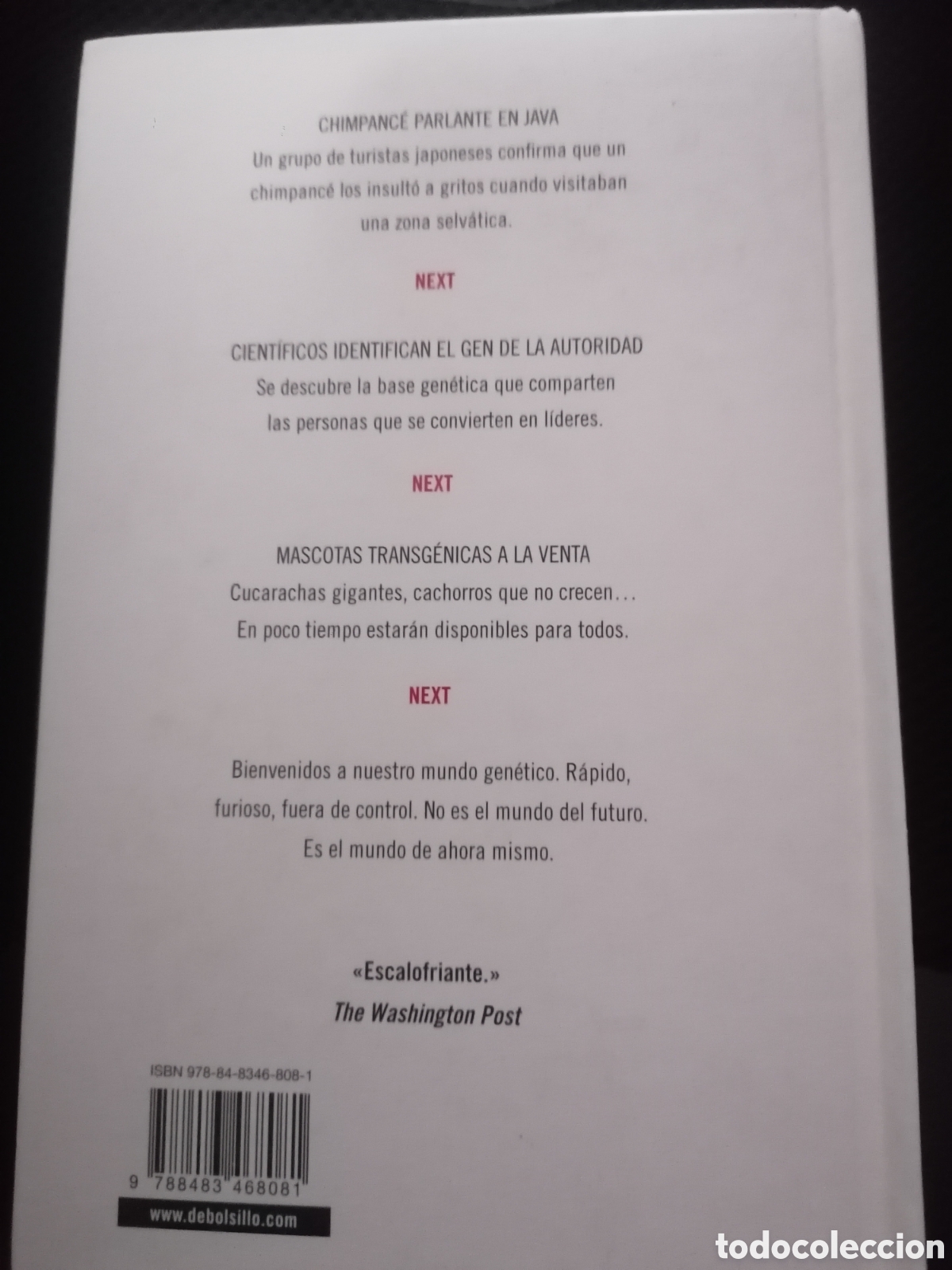 Libros: Next, de Michael Crichton - Foto 2