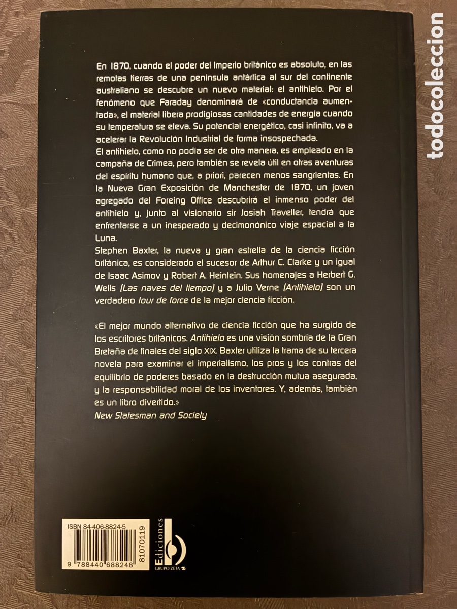 Libros: ANTIHIELO - Stephen Baxter - Foto 3