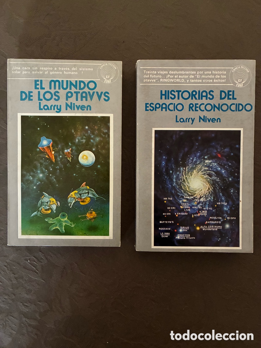 Libros: 2 libros de EL ESPACIO CONOCIDO de Larry Niven
