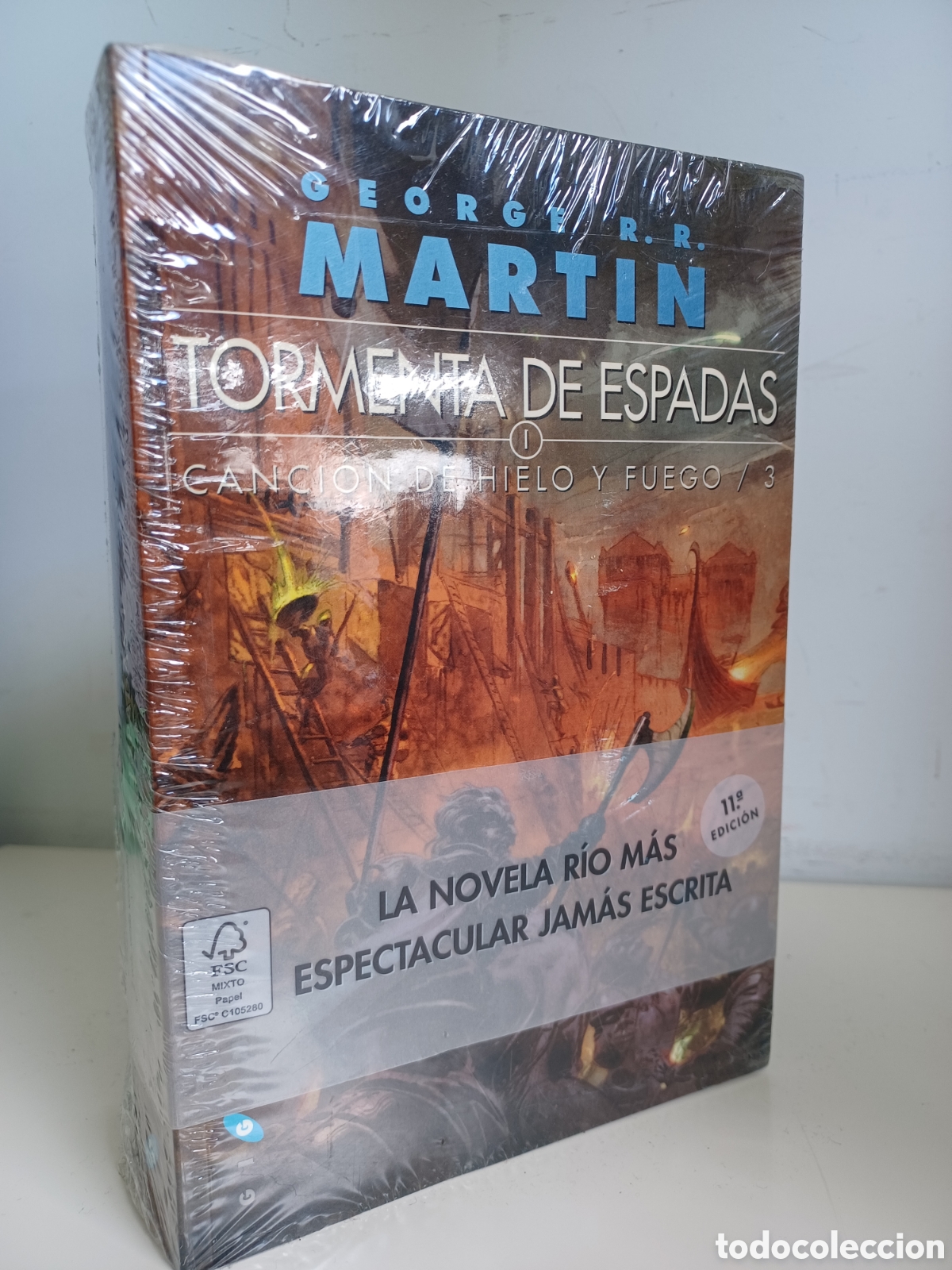 Libros: Tormenta de espadas. Edici&oacute;n en 2 vol&uacute;menes/Canci&oacute;n de hielo y fuego 3/ Gigamesh/ NUEVO PRECINTADO