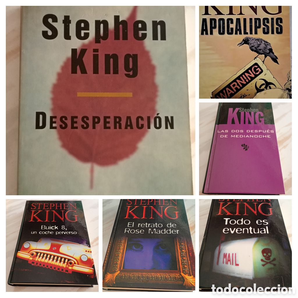 Libros: STEPHEN KING LOTE DE 5 NOVELAS+ 1 C&Oacute;MIC