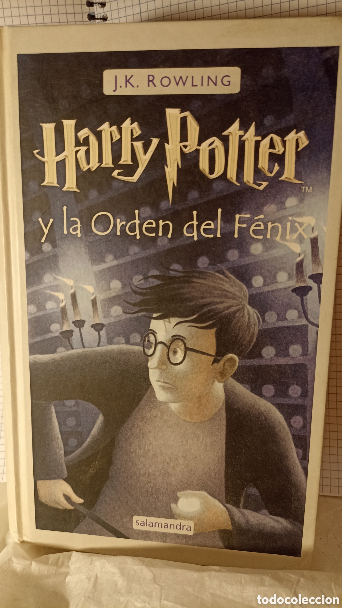 Libros: Harry Potter y la Orden del F&eacute;nix de J.K. Rowling, publicado por la editorial Salamandra.