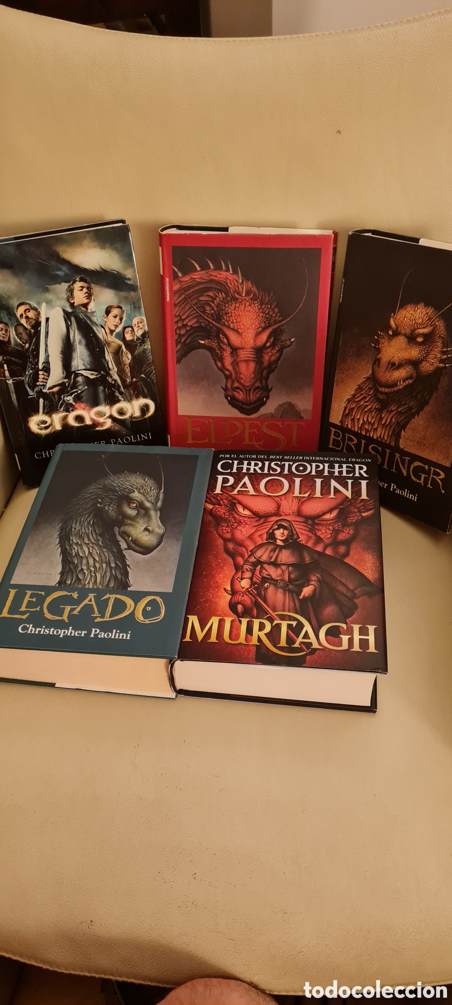 Libros: Saga Eragon completa + Murtagh | 5 libros tapa dura Roca